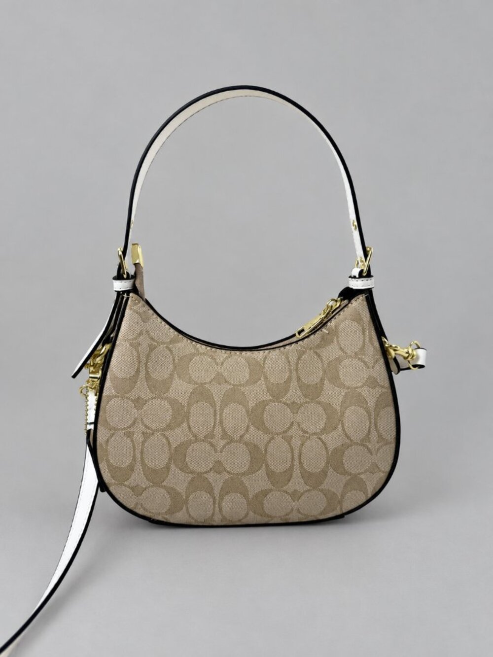 Tan Coach Handbag - Picture 3 of 5